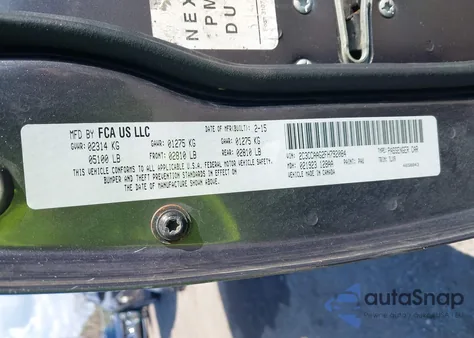 2015 Chrysler 300 Limited from USA, damaged, VIN 2C3CCAAG2FH792084